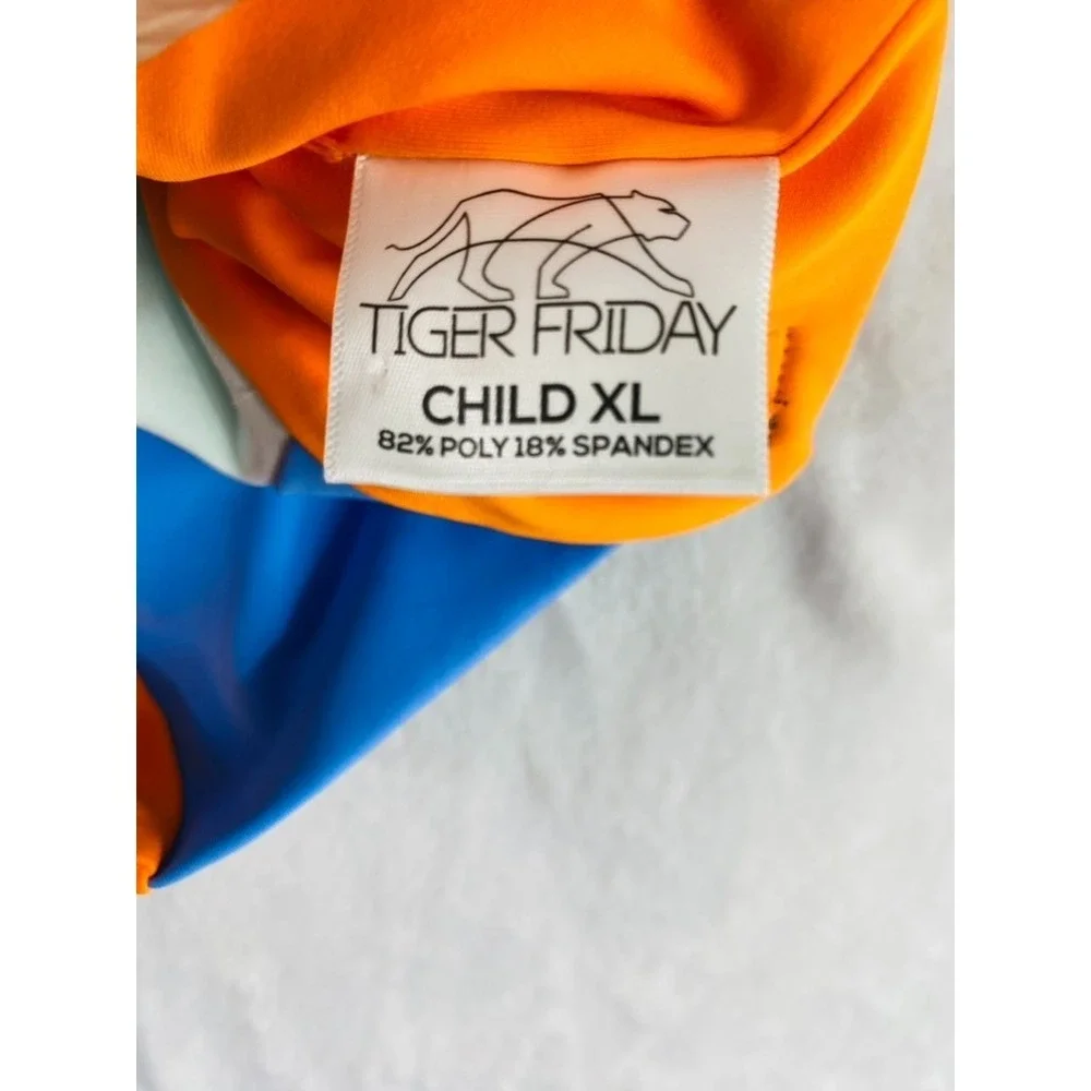 Tiger Friday Tank Top Little Girl Child XL Crop Convention Wear Dance Gymnastics